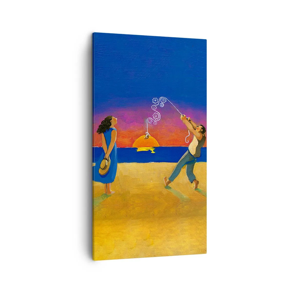 Canvas picture - More than a Star from the Sky - 45x80 cm