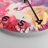 Clock face with numbers