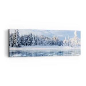 Canvas picture - Dazling and Crystalline View - 90x30 cm