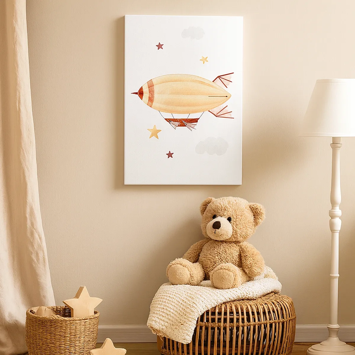 Canvas picture - Airship - 50x70 cm