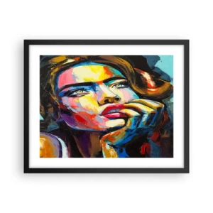 Poster in black frame - Dreams Like Birds Flying in the Sky - 50x40 cm