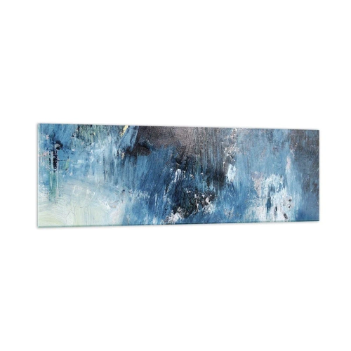 Glass picture - Blue Rhapsody - 160x50 cm