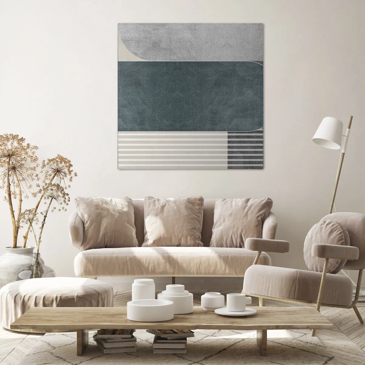 Canvas picture - Levelled Composition - 40x40 cm