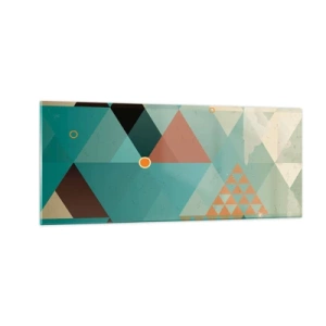 Glass picture - Unity in Multitude, Multitude of Unity - 100x40 cm