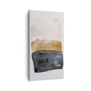 Canvas picture - Composition of the Colours of the Soil - 55x100 cm