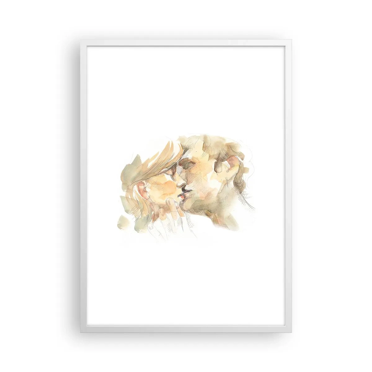 Poster in white frmae - The Missing Half? - 50x70 cm