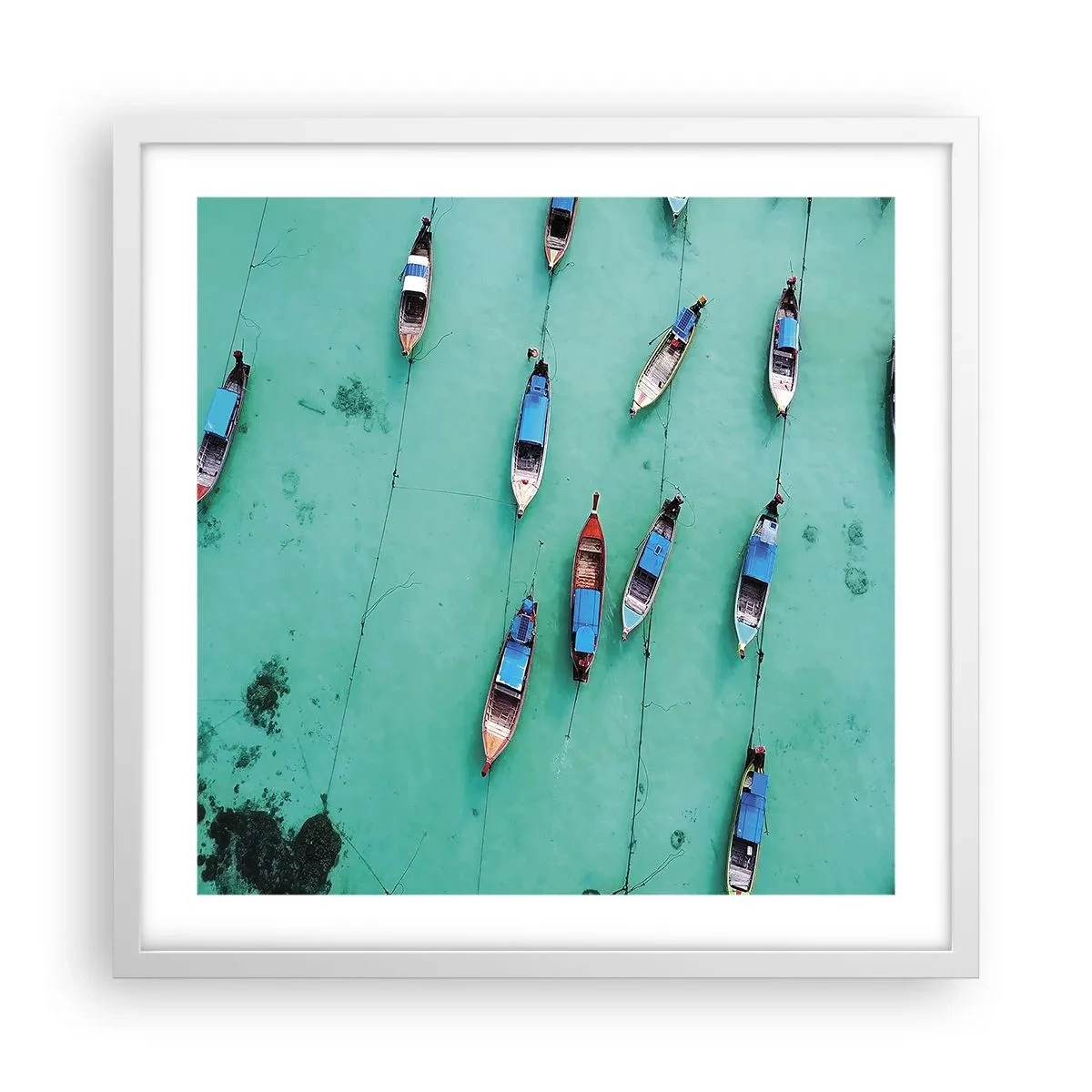 Poster in white frmae - In Joyful Expectation - 50x50 cm