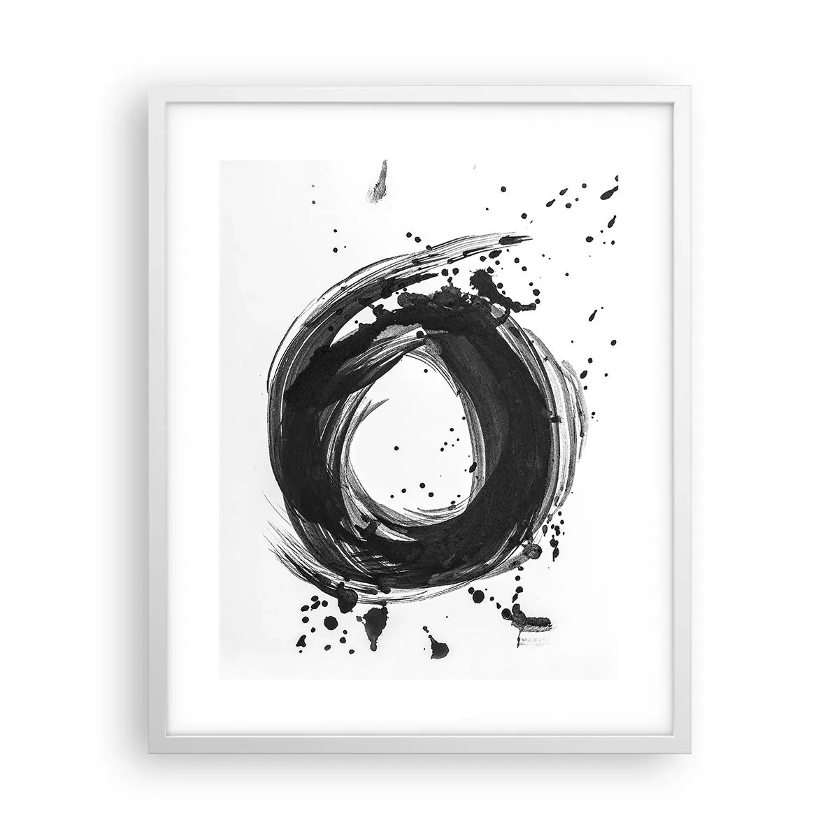 Poster in white frmae - Whirl of Creation - 40x50 cm