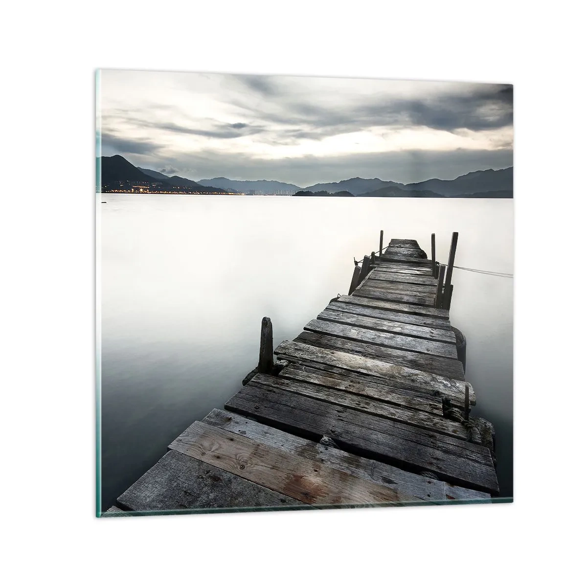 Glass picture - Submerging in Tranquility - 40x40 cm