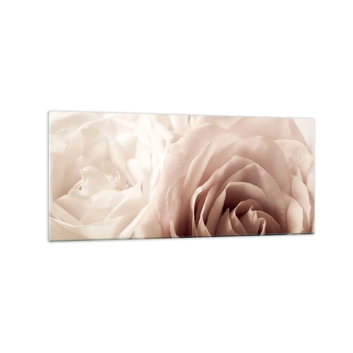 Glass picture - In the Heart of a Rose - 120x50 cm