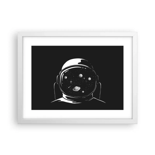 Poster in white frmae - Quite a View - 40x30 cm