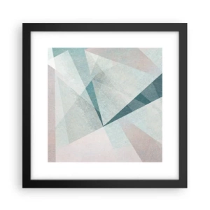 Poster in black frame - Calmly but Dynamically - 30x30 cm