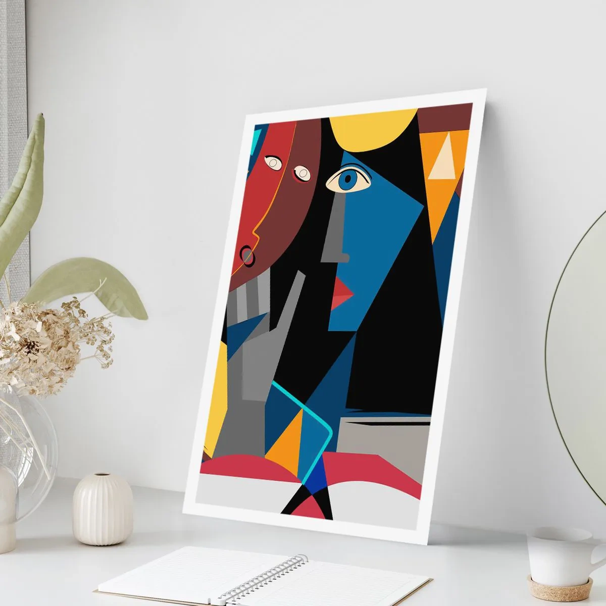 Poster - Conversation of Cubists - 50x70 cm