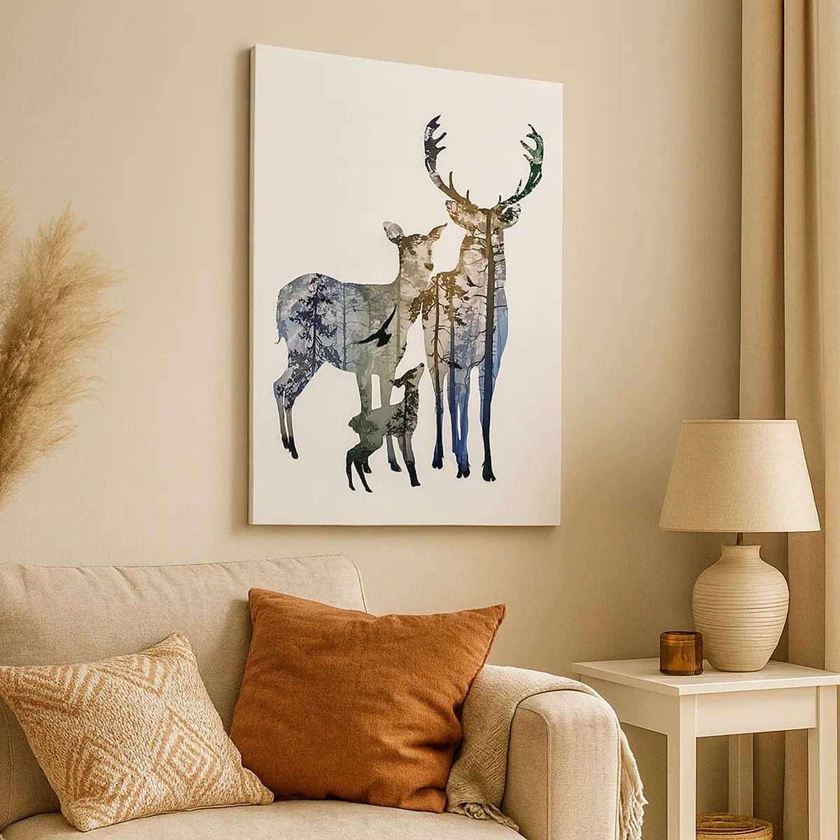 Canvas picture - Family Photo - 50x70 cm