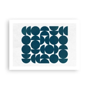 Poster - Circles and Semicircles - 70x50 cm