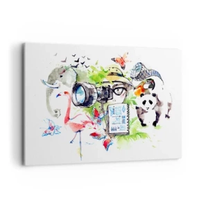 Canvas picture - In Travelller's Lens - 100x70 cm