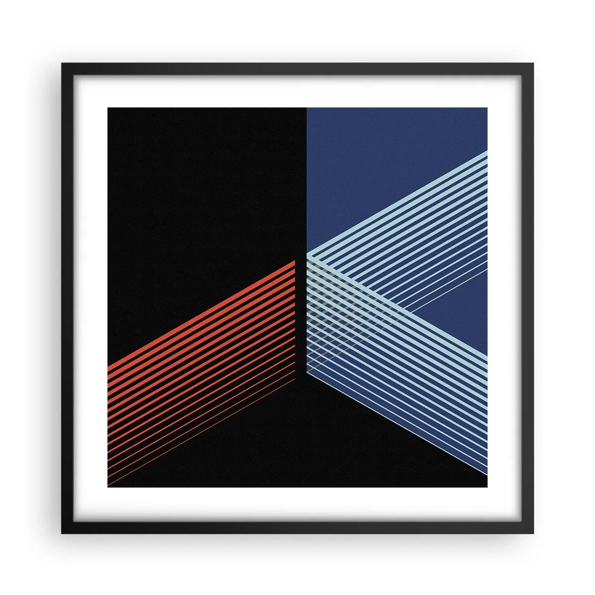 Poster in black frame - Simple Story - 50x50 cm