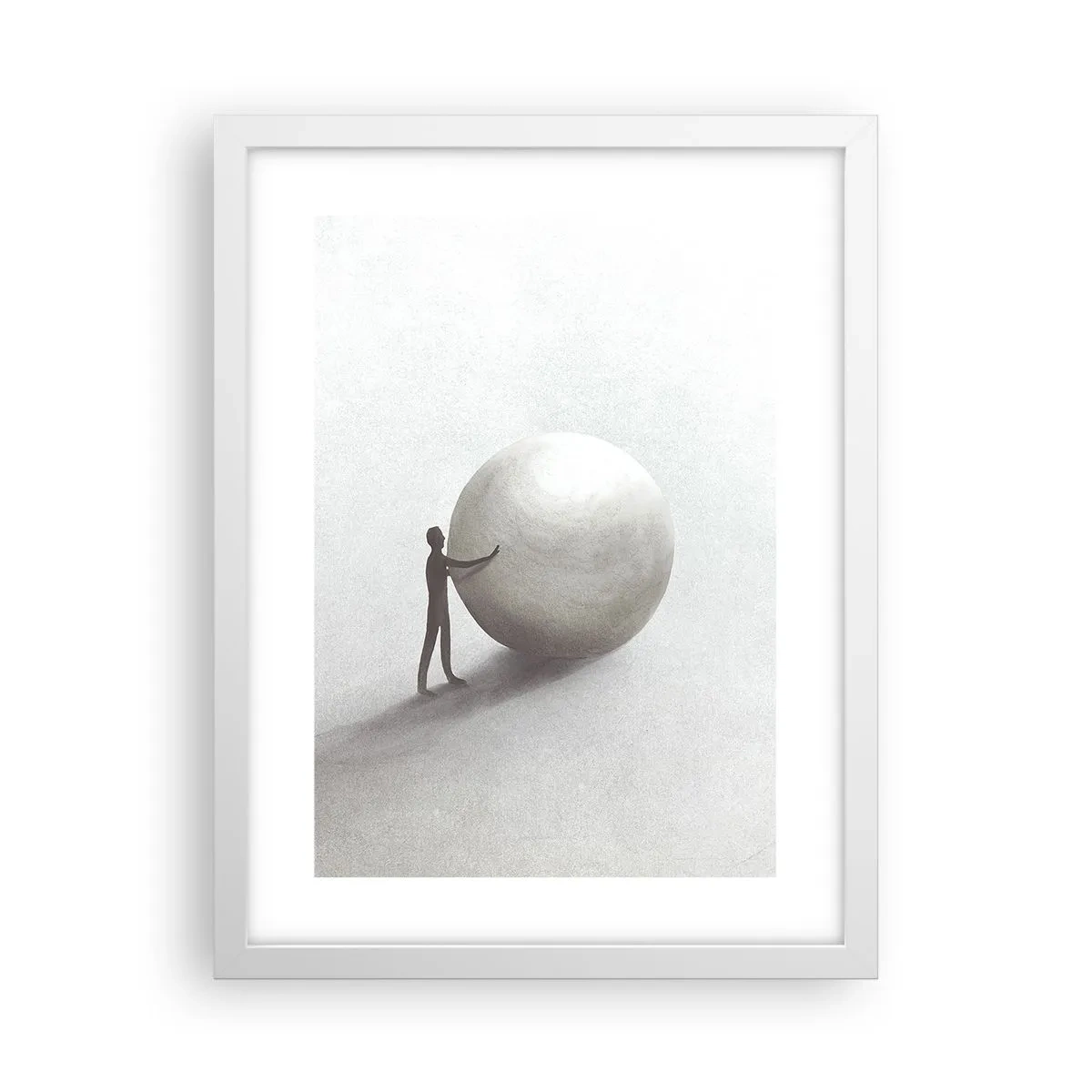 Poster in white frmae - Game of Life - 30x40 cm