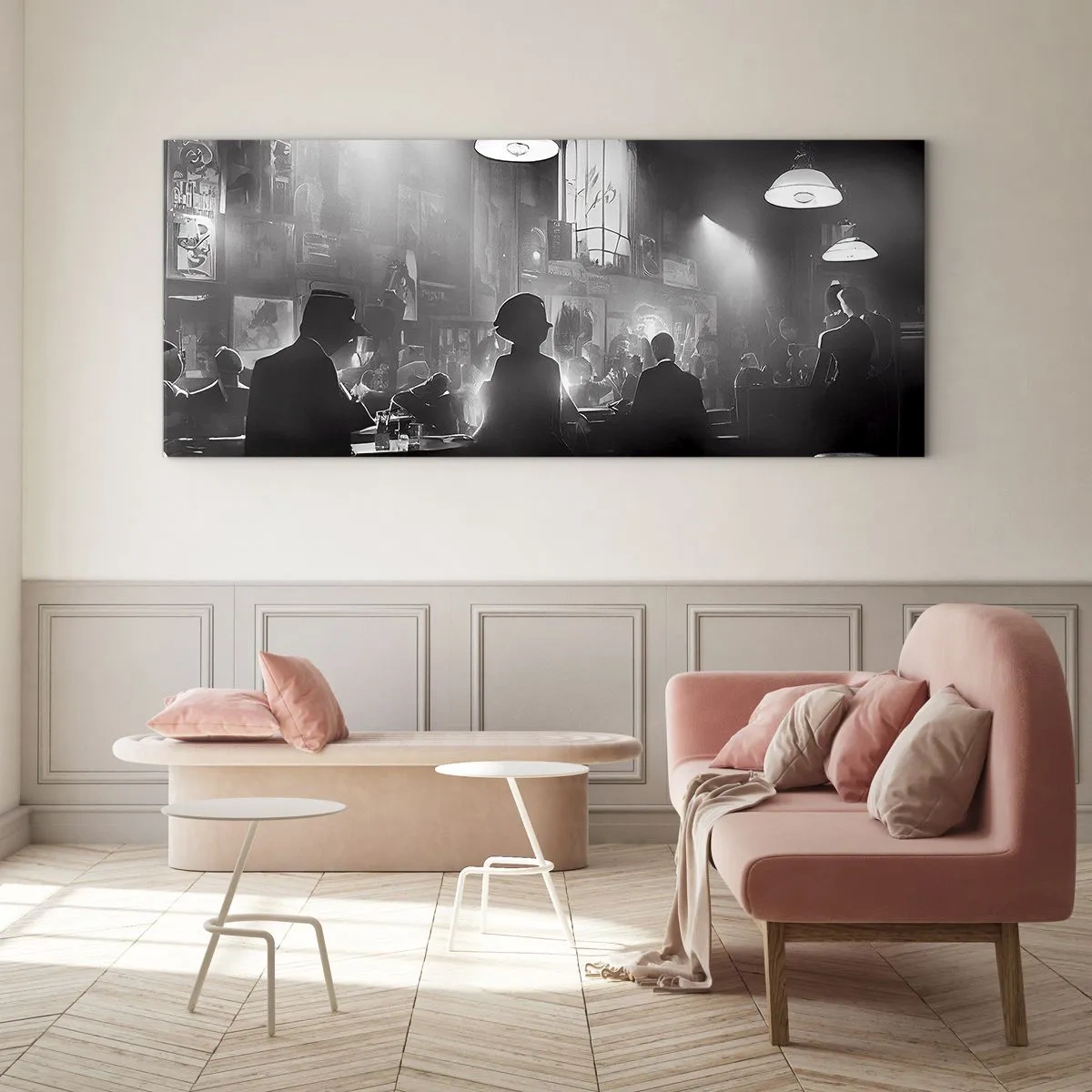 Glass picture - In Jazz Ambiance - 120x50 cm