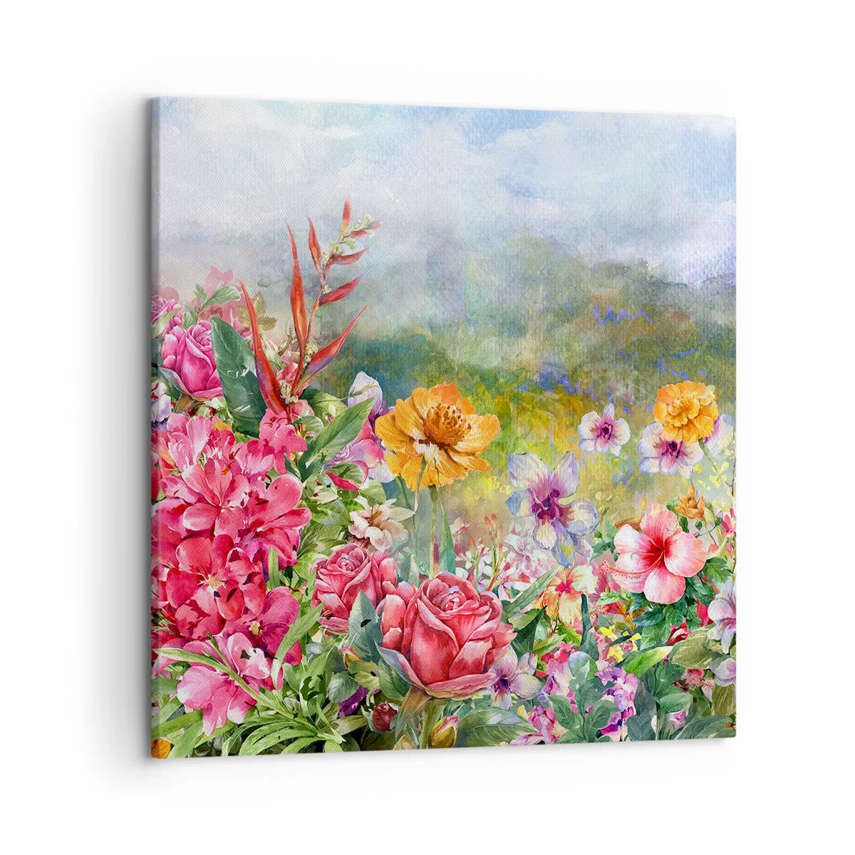 Canvas picture - Garden which Went Crazy - 50x50 cm