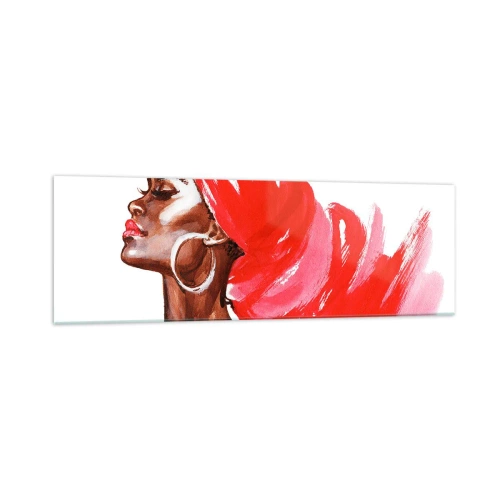Glass picture - Ebony Beauty - 160x50 cm
