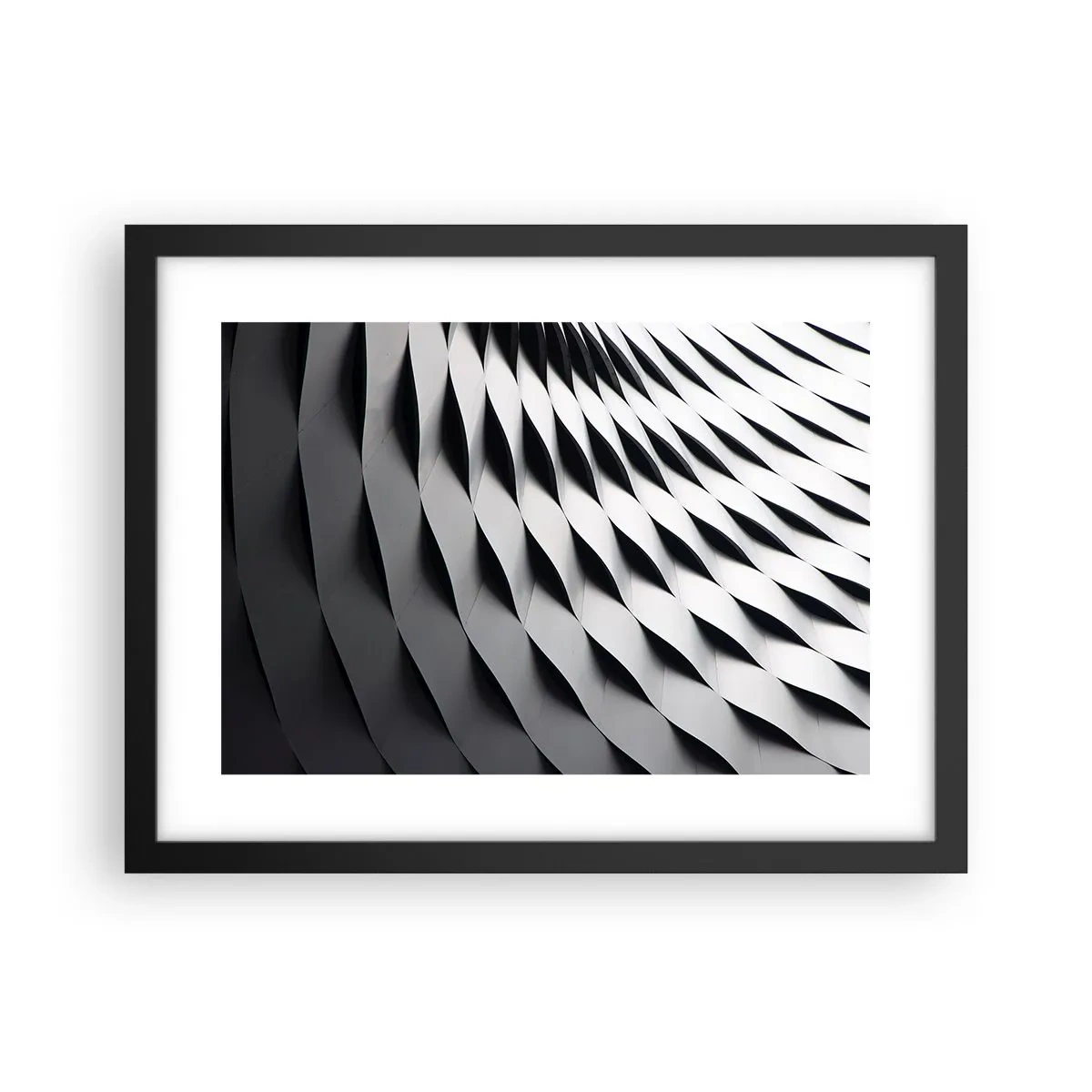 Poster in black frame - On the Surface of the Wave - 40x30 cm