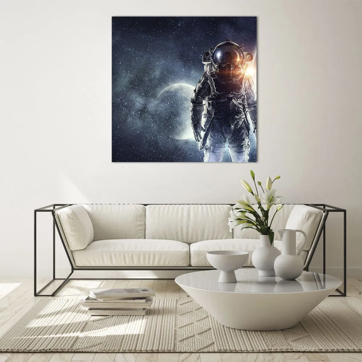 Glass picture - Space Adventure - 30x30 cm