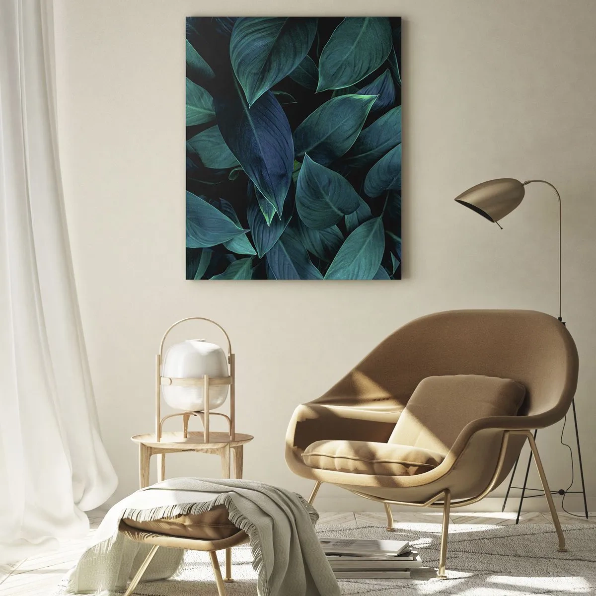 Glass picture - The Green Itself - 50x70 cm