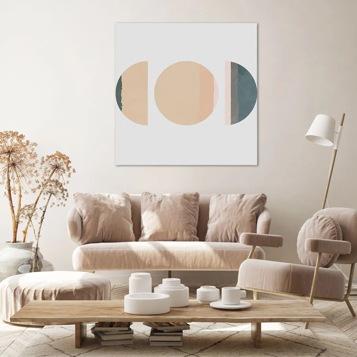 Canvas picture - Wheel after a Wheel - 60x60 cm