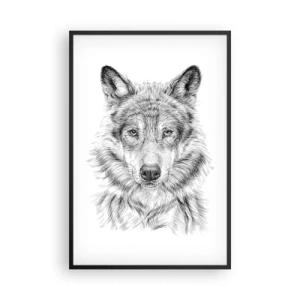 Poster in black frame - Born Leader - 61x91 cm