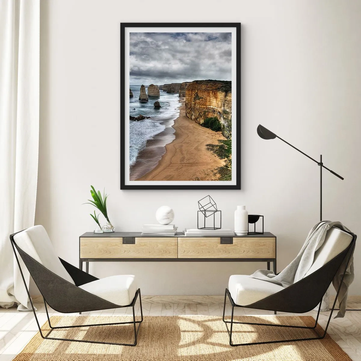 Poster in black frame - Raw Beauty - 70x100 cm