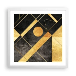 Poster in white frmae - Sun of the Desert - 50x50 cm