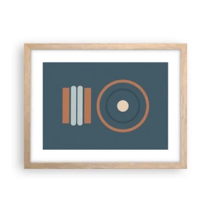 Poster in light oak frame - The Matter of Things - 40x30 cm