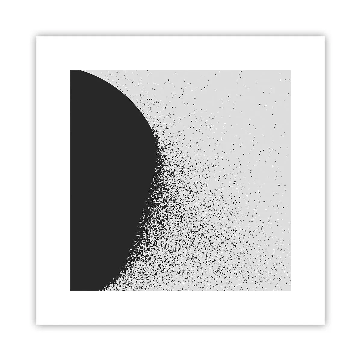 Poster - Movement of Particles - 30x30 cm