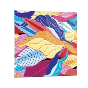 Glass picture - Queen of Mess - 70x70 cm