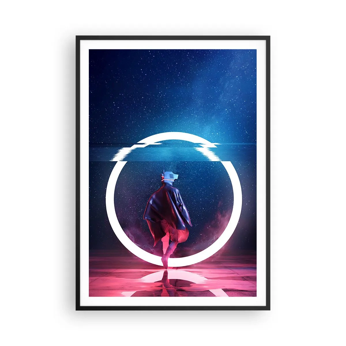 Poster in black frame - Between Worlds - 70x100 cm