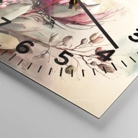 Clock face with numbers