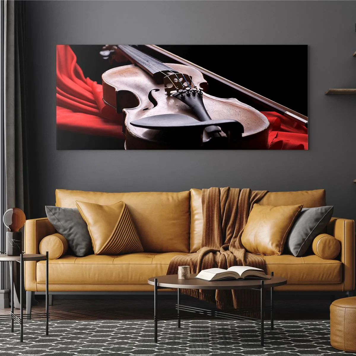 Glass picture - Music of Feelings - 90x30 cm