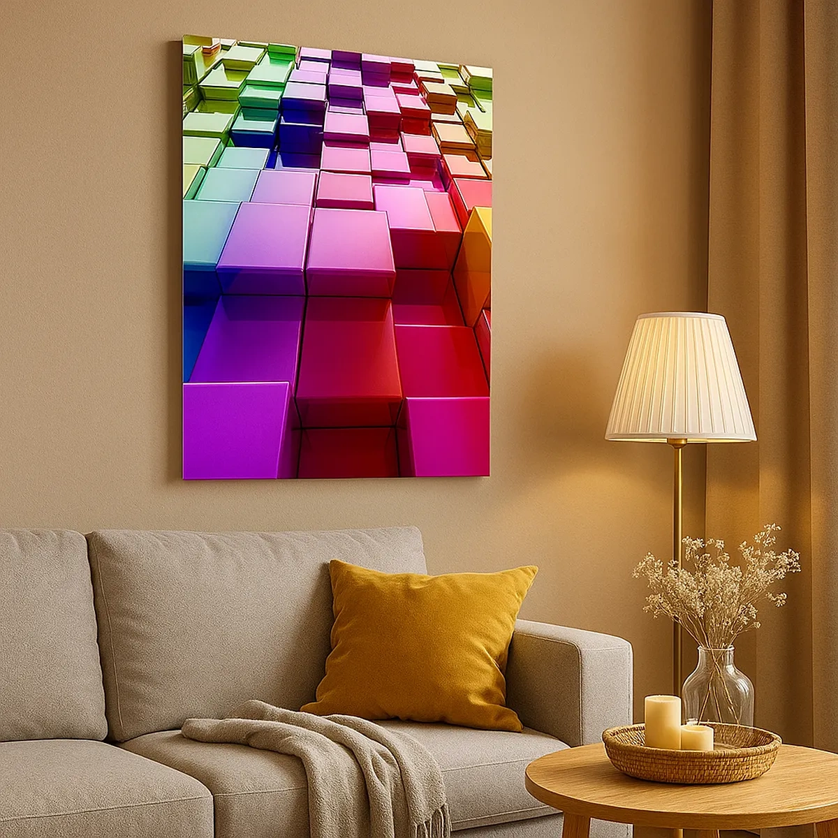 Canvas picture - Optical Harmony - 50x70 cm