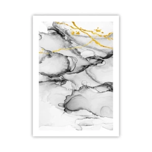 Poster - Composition with a Golden Motif - 50x70 cm