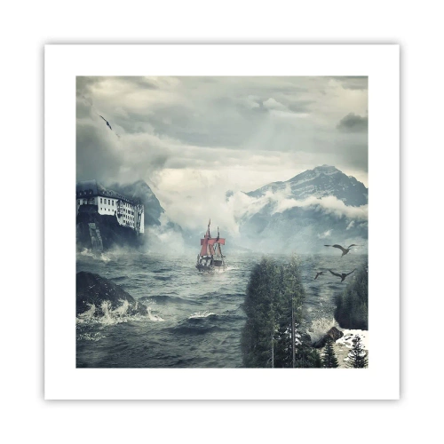 Poster - On Magical Waters - 40x40 cm