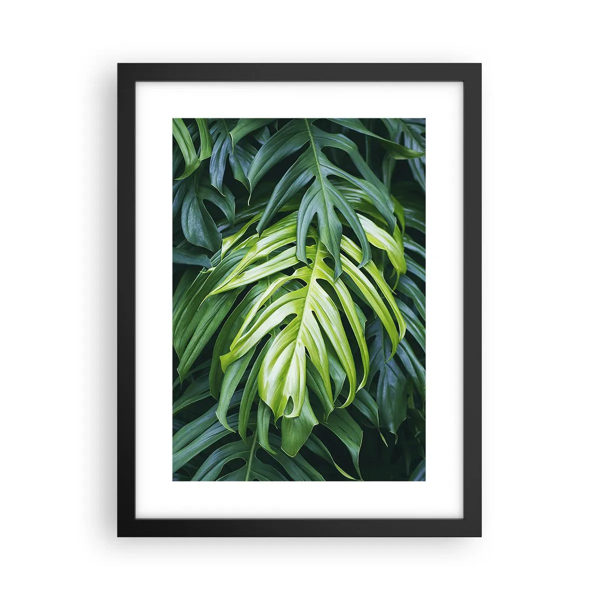 Poster in black frame - Immerse Yourself in Freshness - 30x40 cm