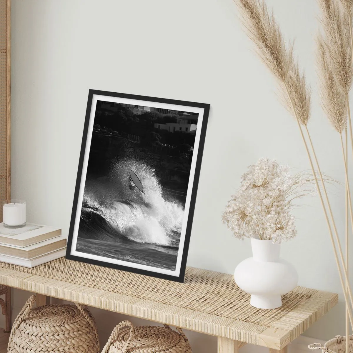 Poster in black frame - Challenge Accepted! - 50x70 cm