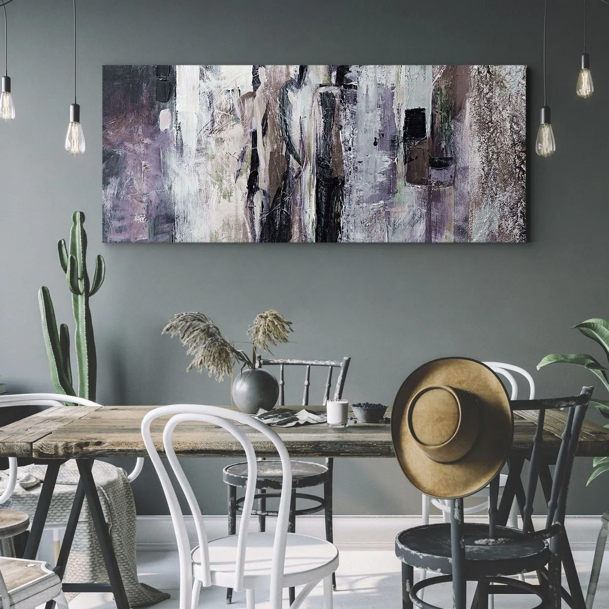 Canvas picture - Mysterious Trio - 120x50 cm