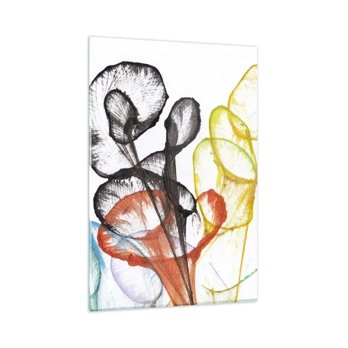 Glass picture - Flowers with a Soul - 80x120 cm