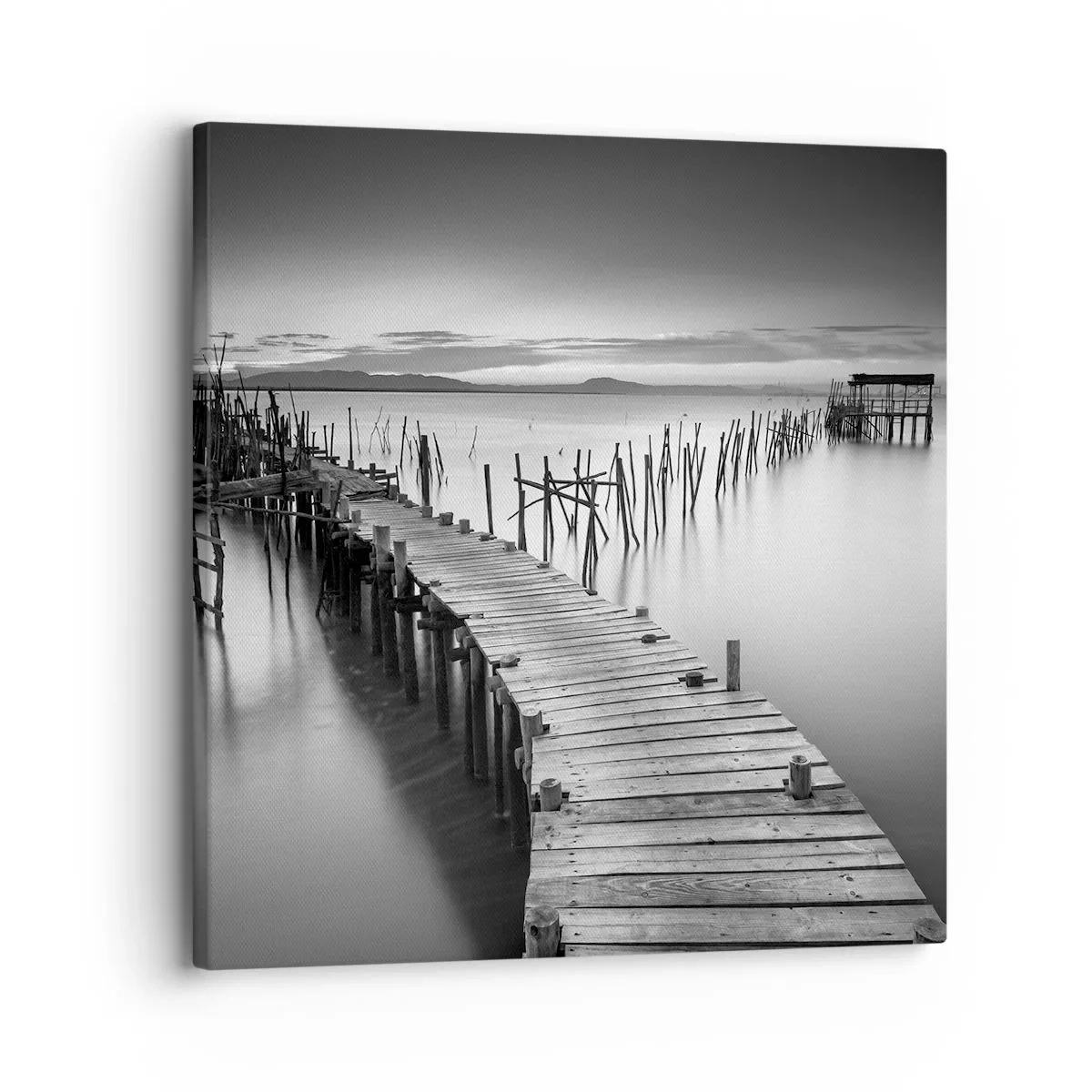 Canvas picture - Peace of a Forgotten Shore - 30x30 cm
