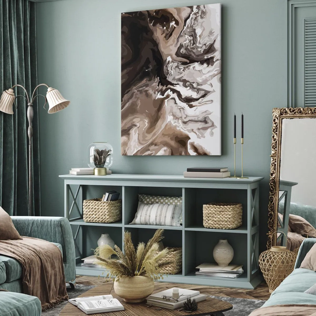 Canvas picture - Counterbalance of Colours - 50x70 cm