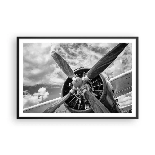 Poster in black frame - Conquerer of the Skies - 91x61 cm