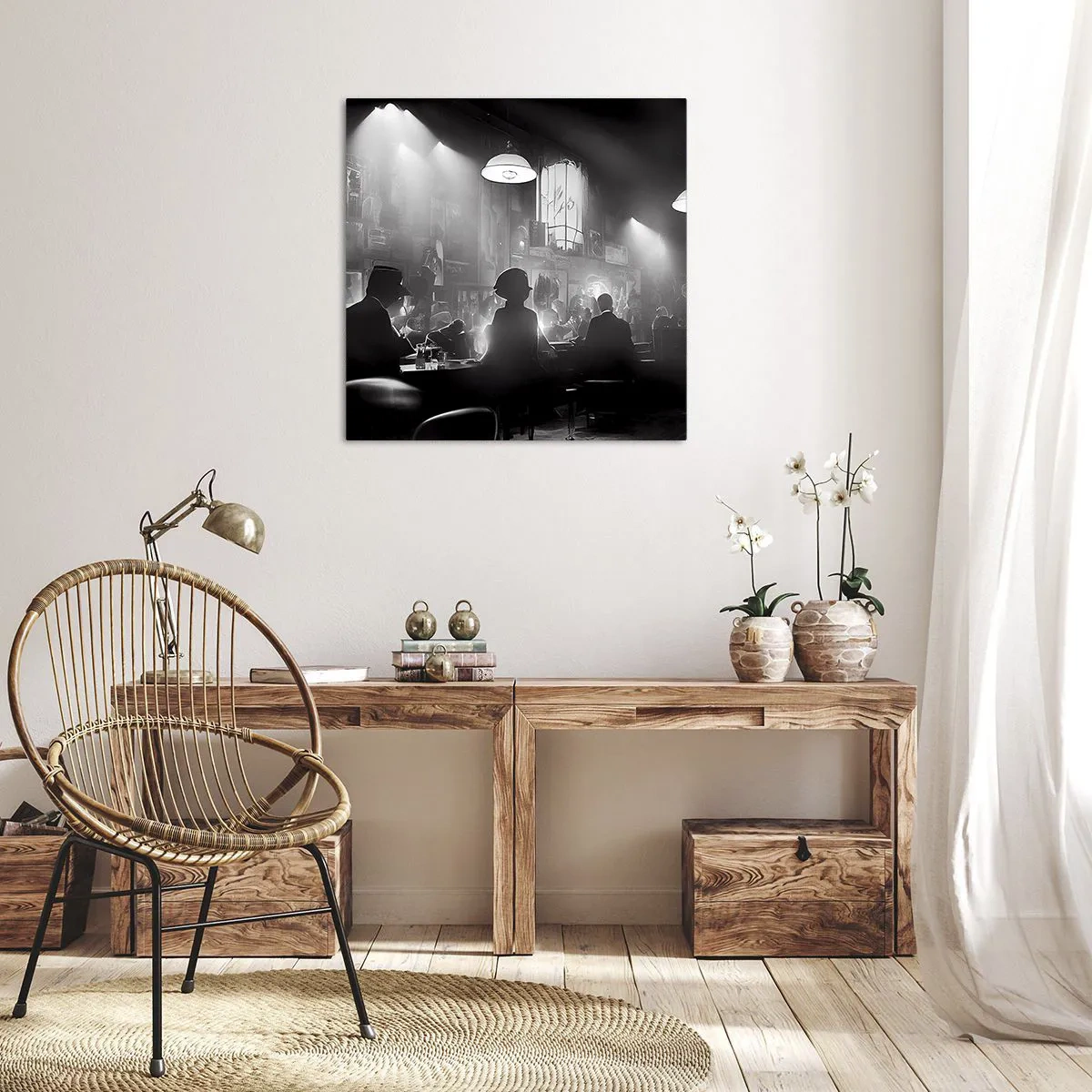 Canvas picture - In Jazz Ambiance - 60x60 cm