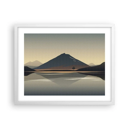 Poster in white frmae - Mirror Image - 50x40 cm